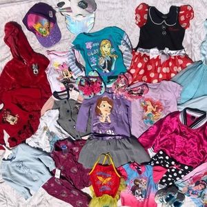 Huge Disney girl clothing bundle